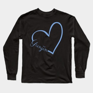 Yunjin Le Sserafim Heart Long Sleeve T-Shirt